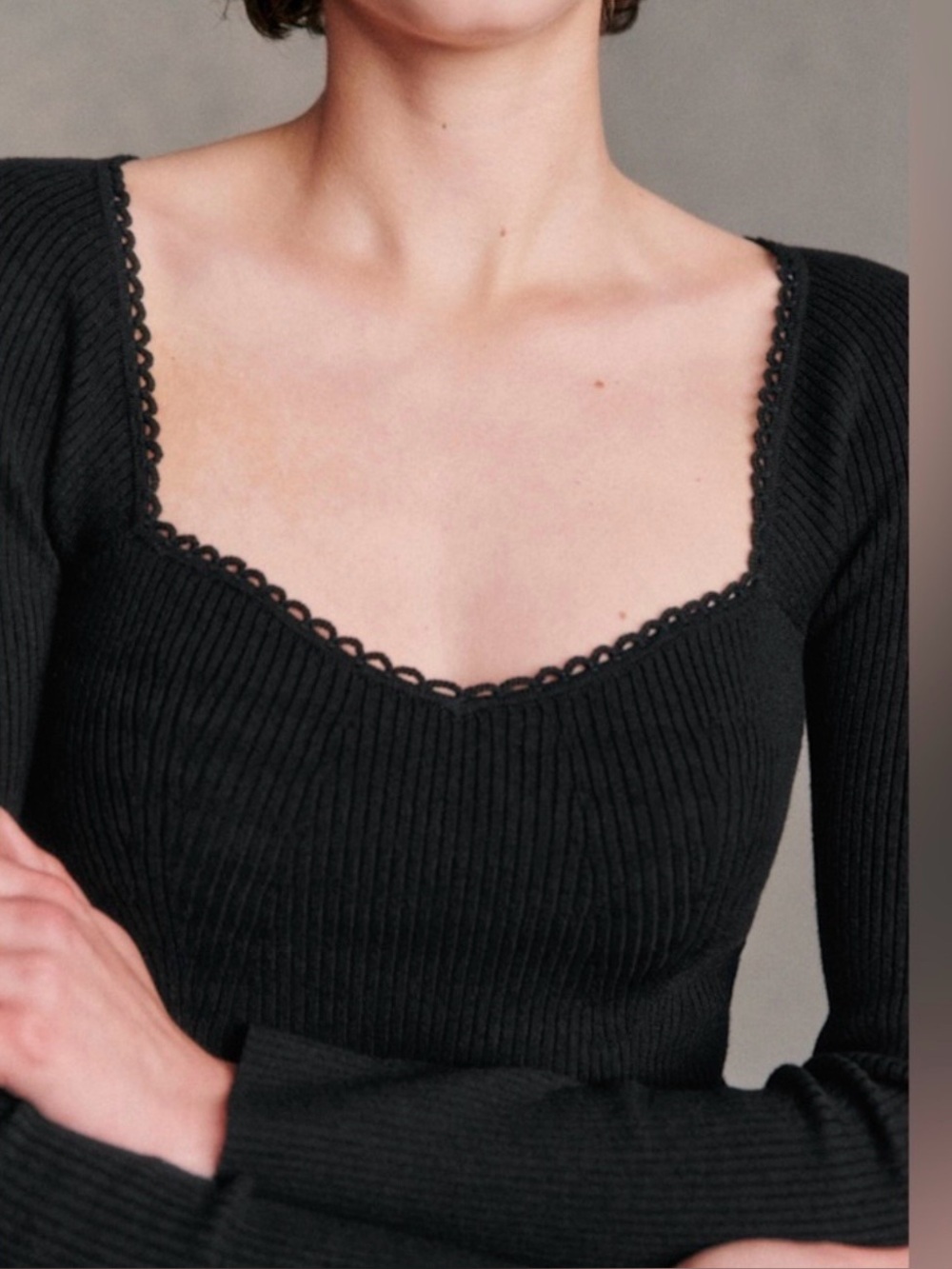 Sezane Maha Jumper sweater Black Large